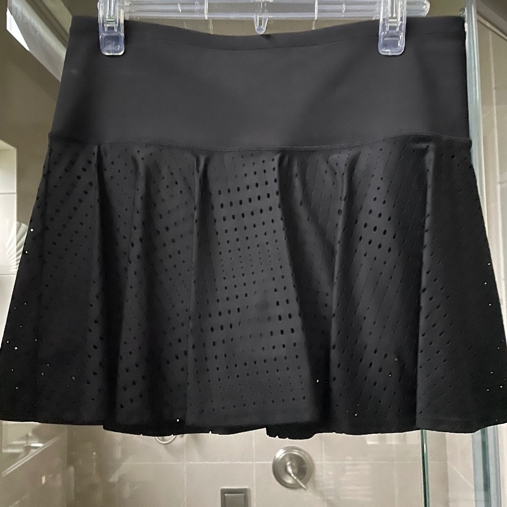 Athlete Women's A Game 14” Tennis Skort Black-Medium